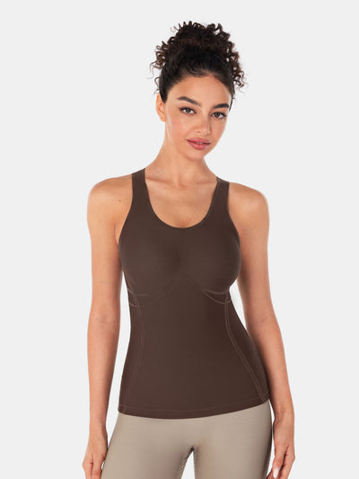 Body Sculpt Long Bra Tank, A-D Cups