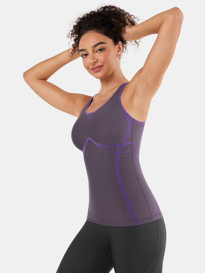 Body Sculpt Long Bra Tank, A-D Cups