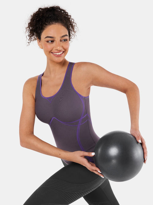 Body Sculpt Long Bra Tank, A-D Cups
