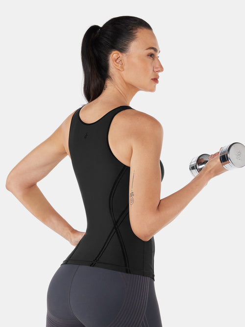 Body Sculpt Long Bra Tank, A-D Cups