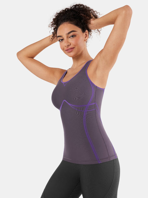 Body Sculpt Long Bra Tank, A-D Cups