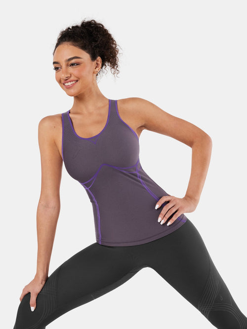 Body Sculpt Long Bra Tank, A-D Cups