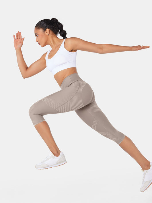 Body Sculpt Side Pocket Capri Leggings