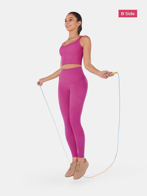 Body Sculpt Side Pocket Leggings 2.0 (Reversible Wear)