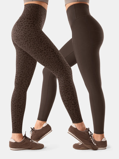 PowerBand Resistance Leggings (Reversible Wear)